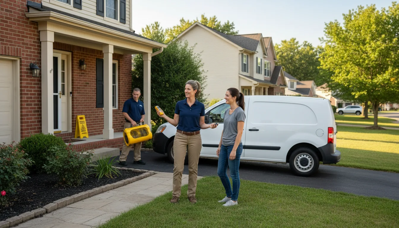 Water restoration image for Home Water Damage Repair in Levant, KS